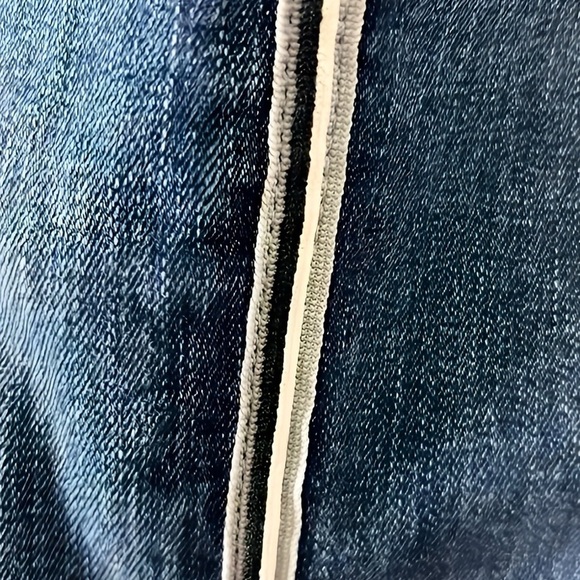 Hudson Barbara High Rise Skinny Jean Sz 30 Ankle with Side Stripe Stretch Denim - Picture 7 of 10